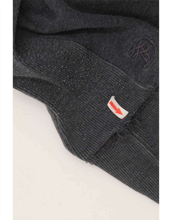 Felpa con cappuccio grafica da uomo Tom Tailor 2XL in cotone blu navy