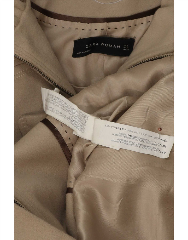 Trench da donna Zara UK 10 piccolo in lana grigia