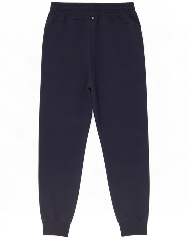 Pantaloni da tuta grafica da donna Puma Joggers UK 10 Small Blu Navy