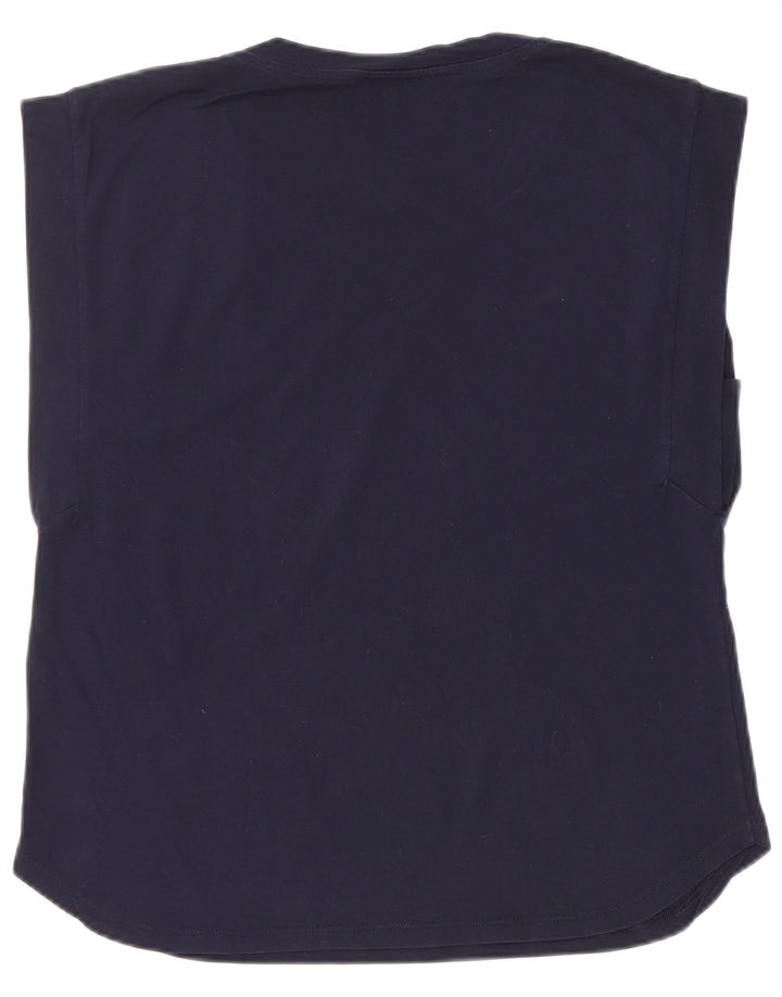 Canotta da donna Benetton UK 12 cotone blu navy medio