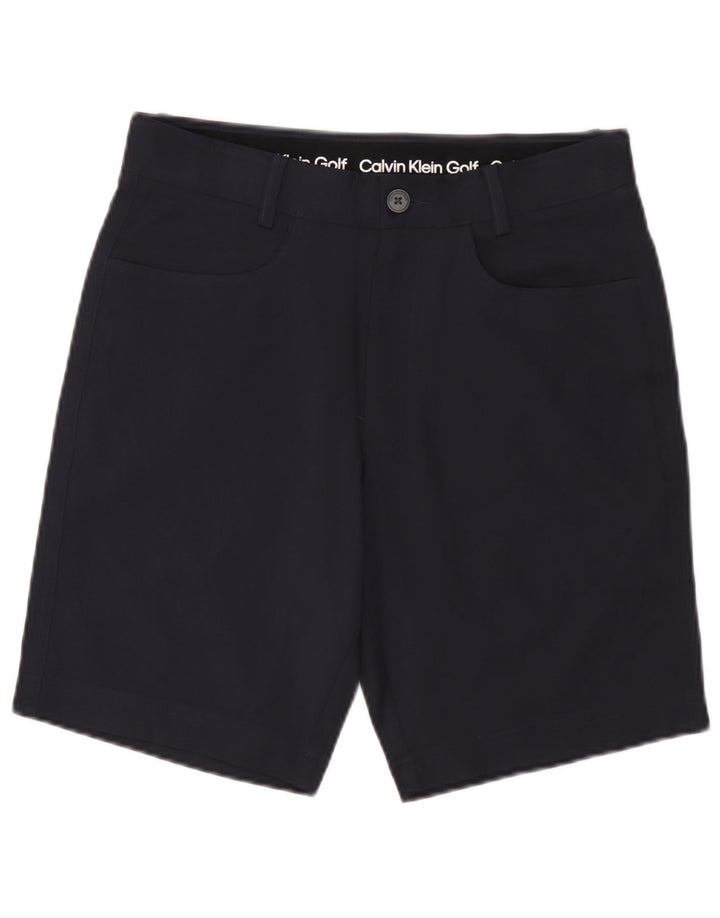 Pantaloncini casual da uomo Calvin Klein W30 medio blu navy poliestere