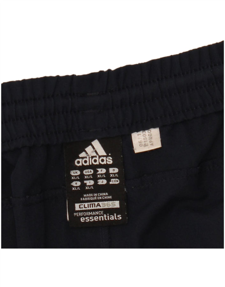 Pantaloni da tuta Adidas Clima 365 da uomo XL poliestere blu navy