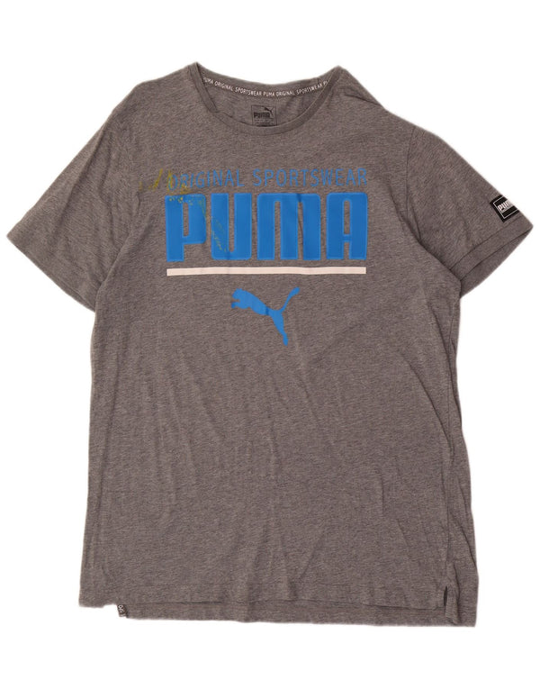T-shirt grafica da uomo PUMA Top XL Grigia