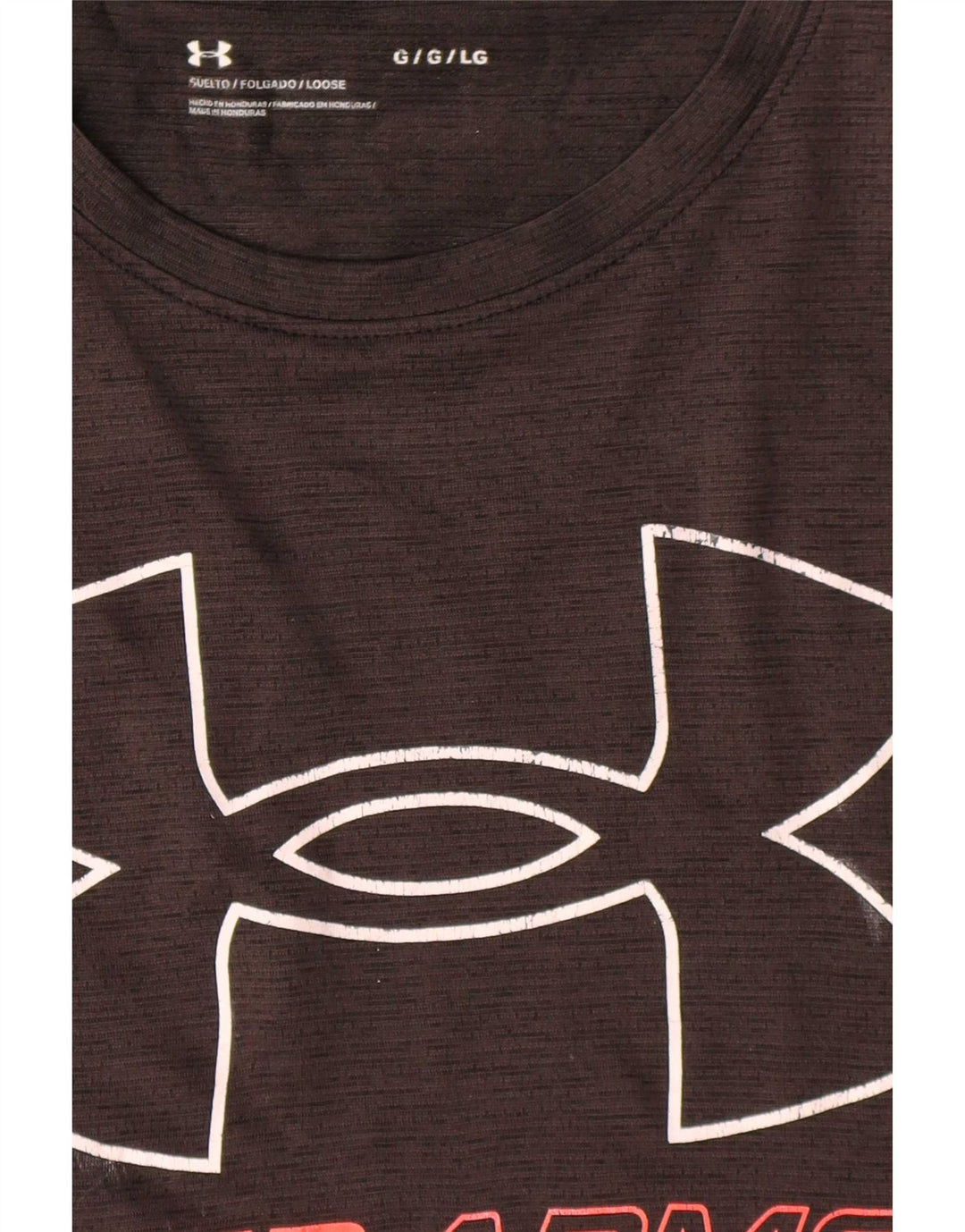T-shirt grafica da uomo Under Armour grande nera