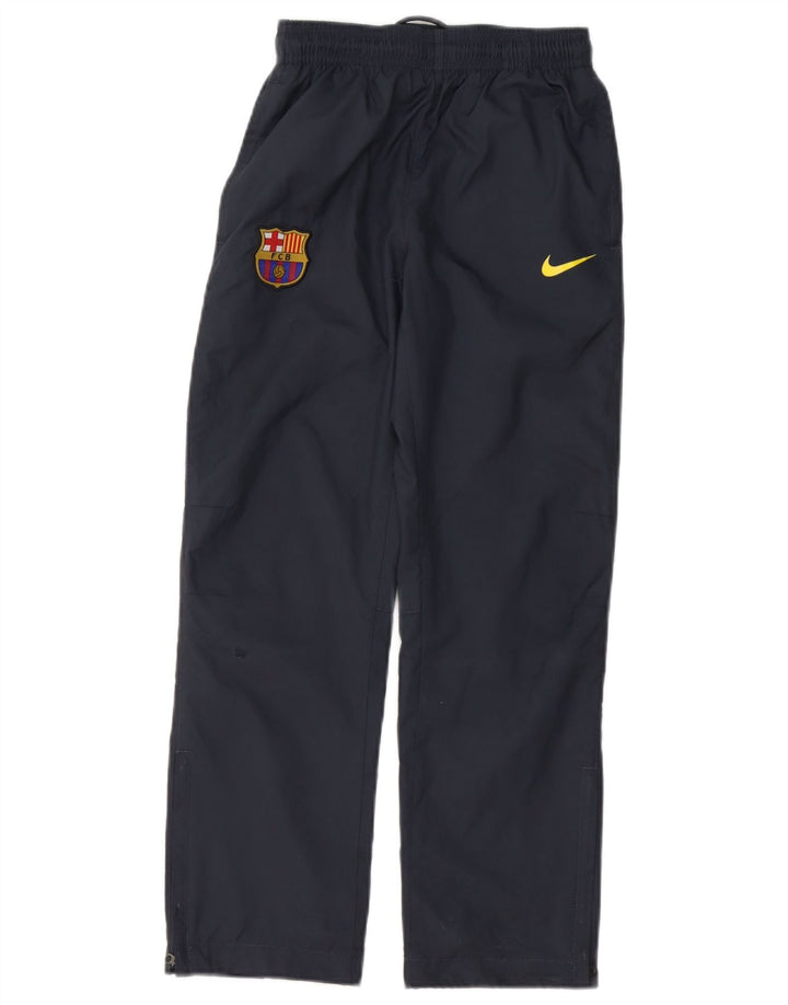 Pantaloni della tuta da ragazzo Nike Barcelona 8-9 anni piccoli in poliestere blu navy