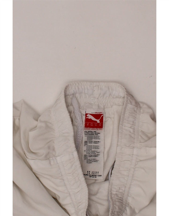 Pantaloni della tuta da ragazzo PUMA Joggers 9-10 anni Poliestere bianco