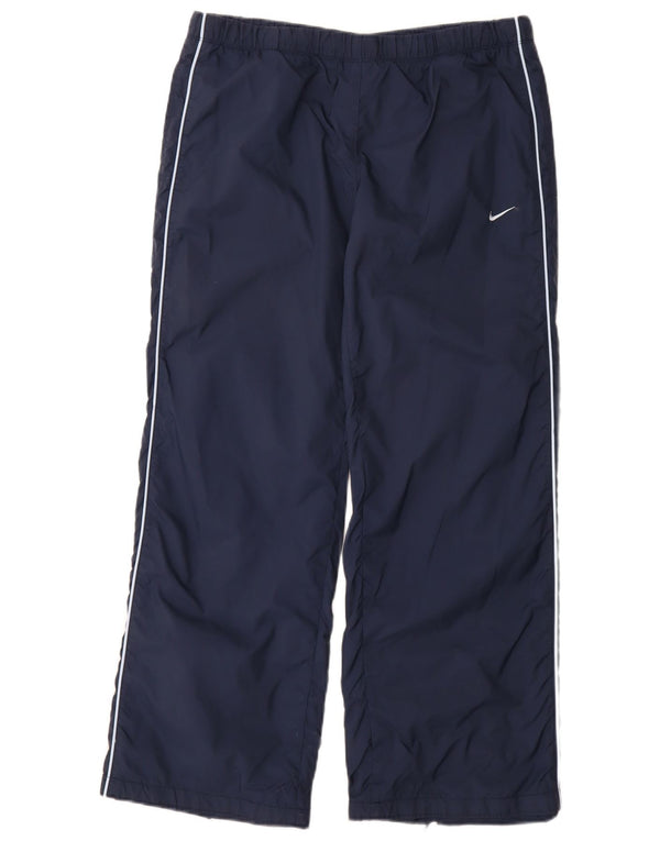 Pantaloni da tuta da donna NIKE UK 10/12 Nylon blu navy medio