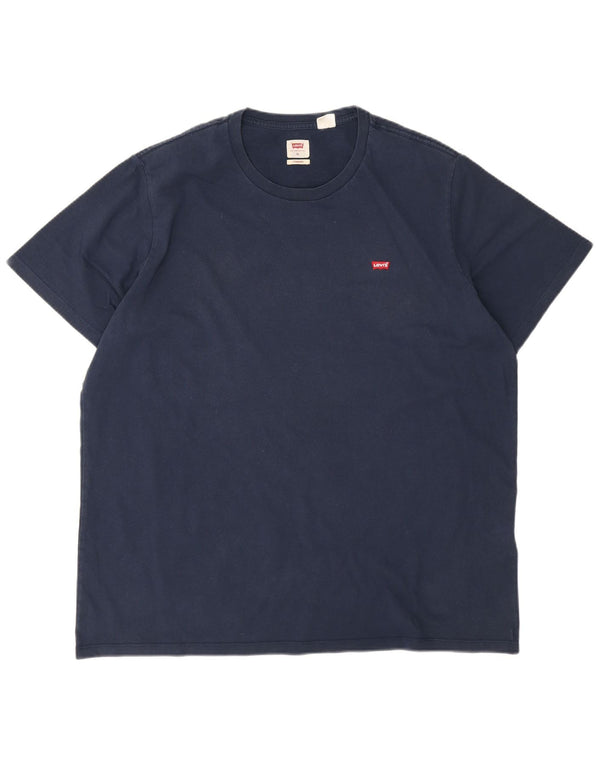 T-shirt da uomo Levi's Top XL in cotone blu navy