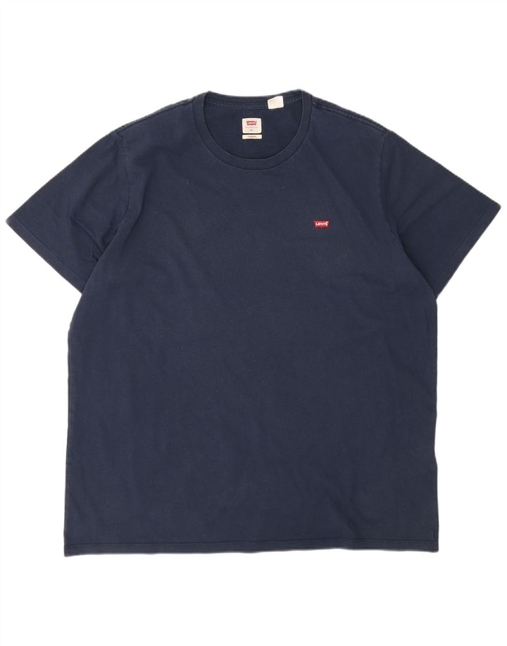 T-shirt da uomo Levi's Top XL in cotone blu navy