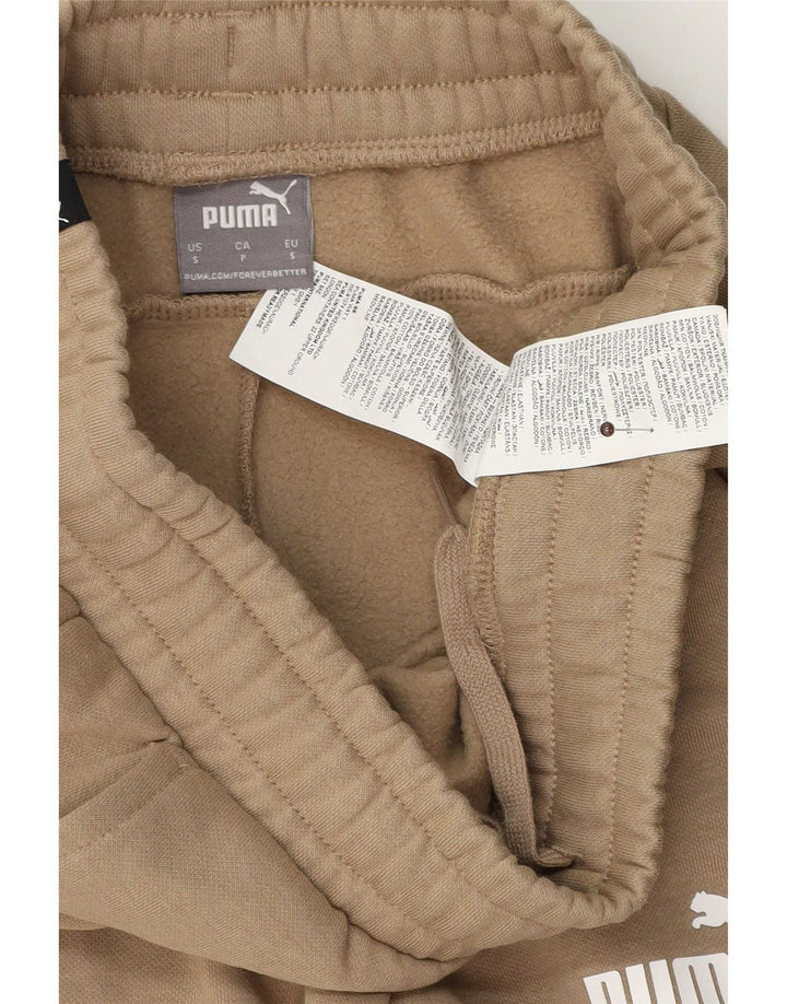 Pantaloni da tuta da uomo Puma Joggers Small Marrone Cotone