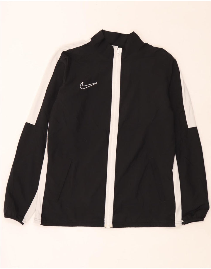 Giacca da tuta Nike Dri Fit da uomo, grande, in poliestere color block nero