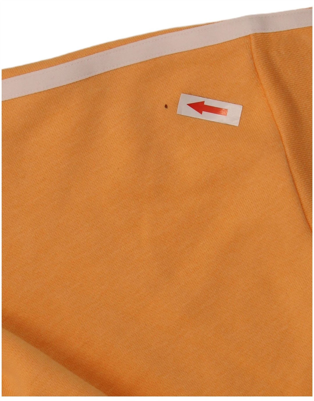 Felpa con cappuccio oversize da donna Adidas UK 12 cotone arancione medio