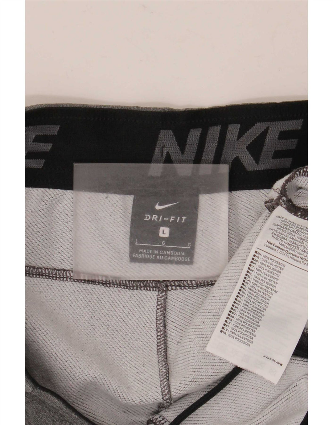 Pantaloni da tuta Nike Dri Fit da uomo, pantaloni da jogging, grandi, in poliestere grigio