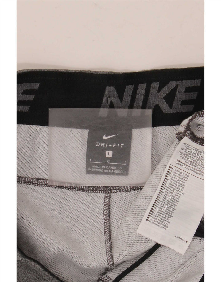 Pantaloni da tuta Nike Dri Fit da uomo, pantaloni da jogging, grandi, in poliestere grigio