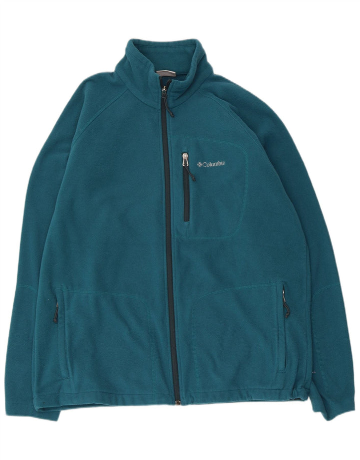 Giacca in pile da uomo Columbia UK 40 grande blu