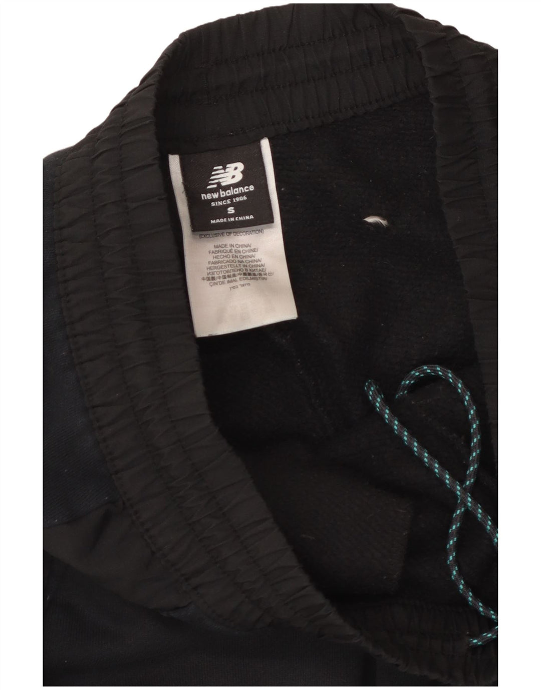 Pantaloni da tuta cargo da uomo NEW BALANCE Joggers piccoli in cotone nero