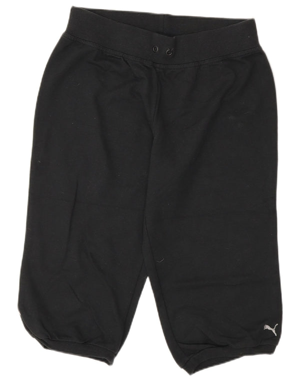 Pantaloncini sportivi Bermuda da donna Puma UK 10 piccoli neri
