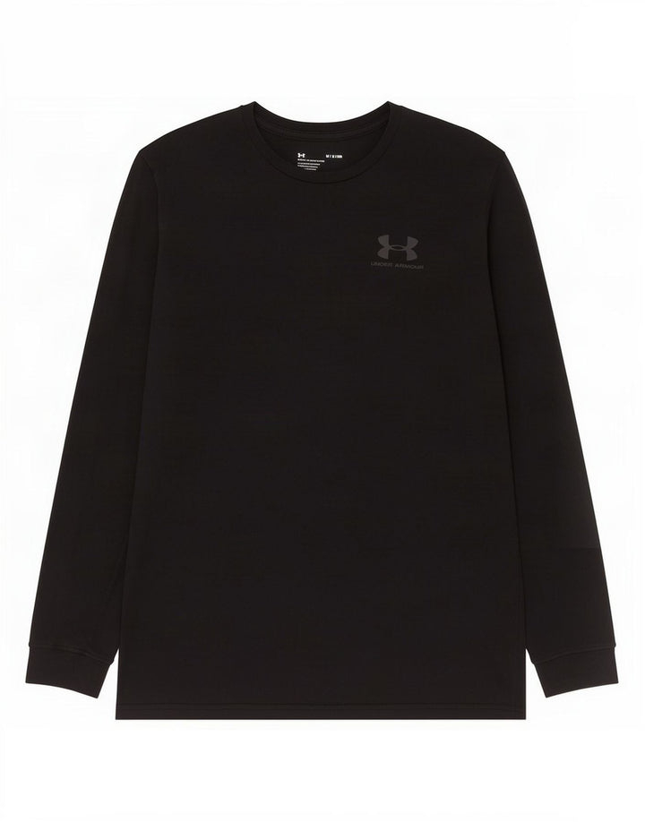 Maglia a maniche lunghe da uomo Under Armour, colore nero medio