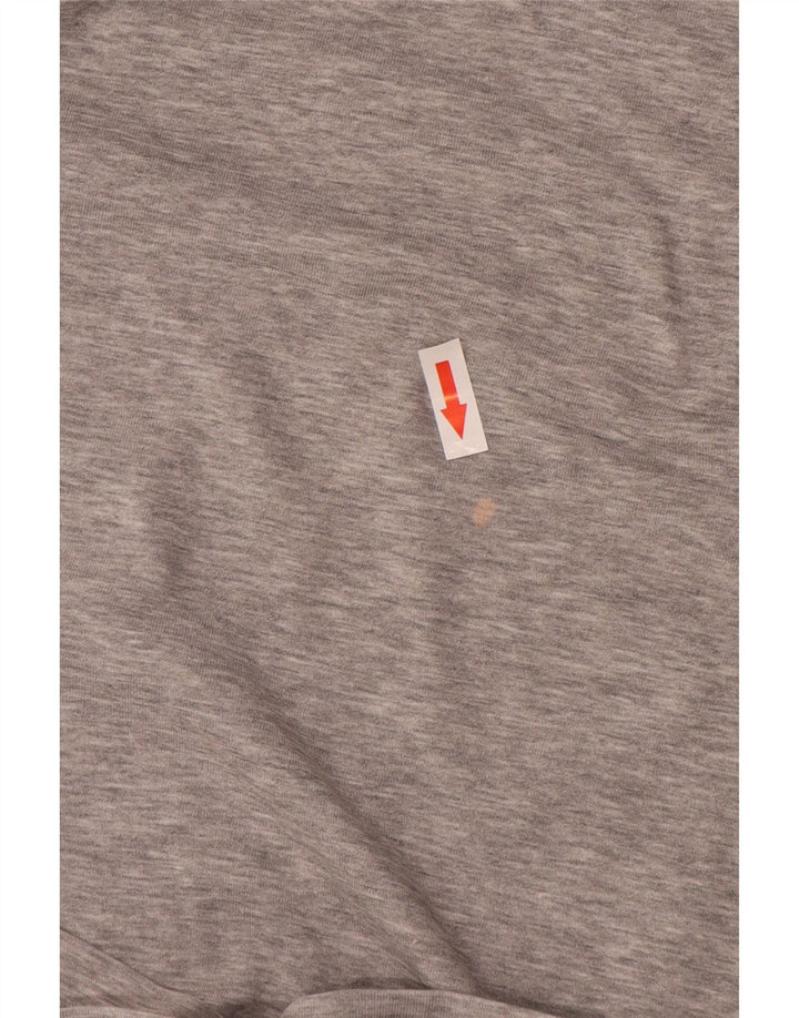 T-shirt grafica da uomo Nike Top Small in cotone grigio