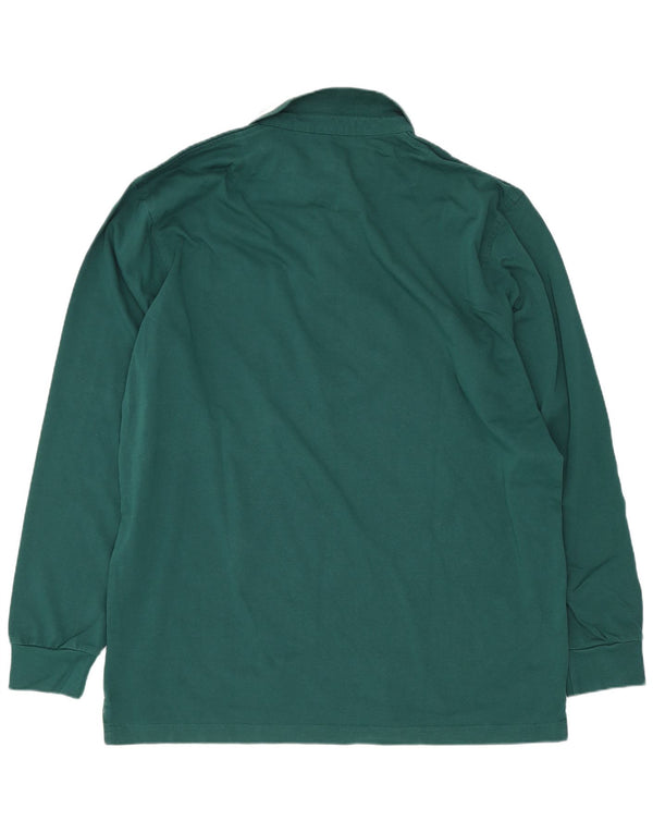 Polo da uomo vestibilità regolare a maniche lunghe Harmont & Blaine 3XL cotone verde