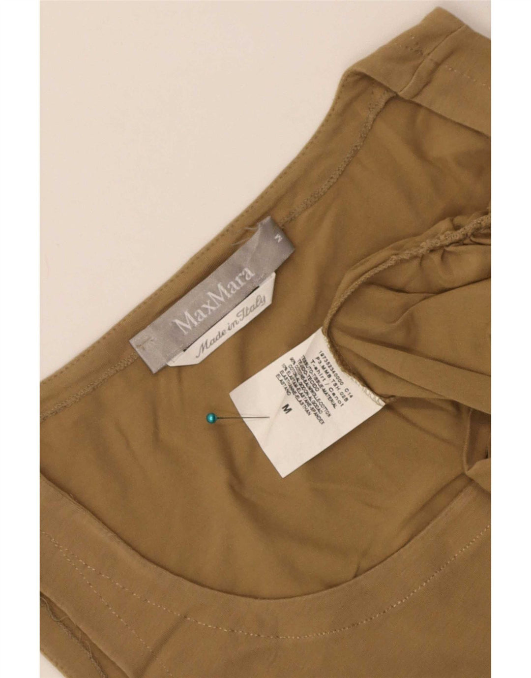 Canotta senza maniche da donna Max Mara UK 12 Cotone beige medio
