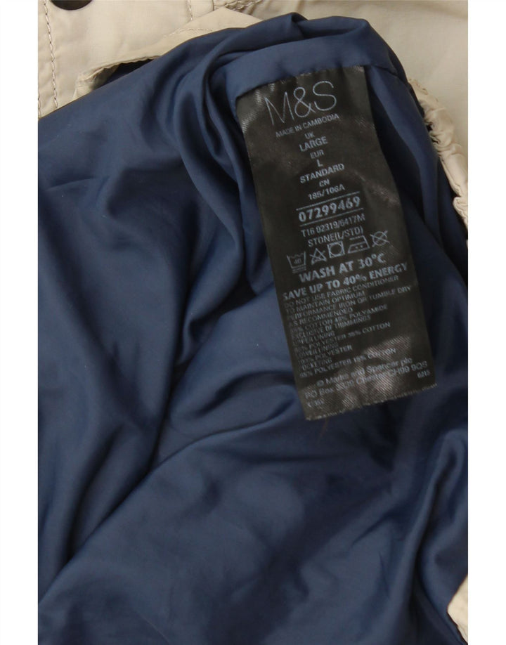 Giacca multiuso da uomo Marks & Spencer UK 40 grande cotone beige