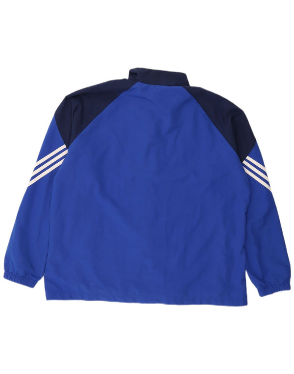 Giacca da tuta da uomo Adidas 2XL Blu poliestere color block