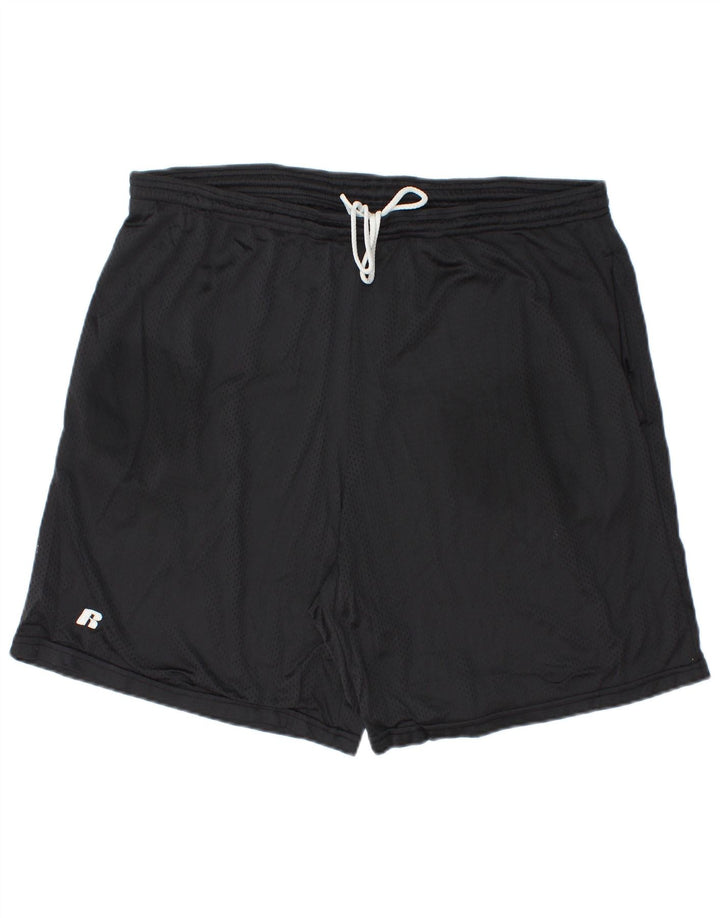 Pantaloncini sportivi da uomo RUSSELL ATHLETIC XL nylon nero