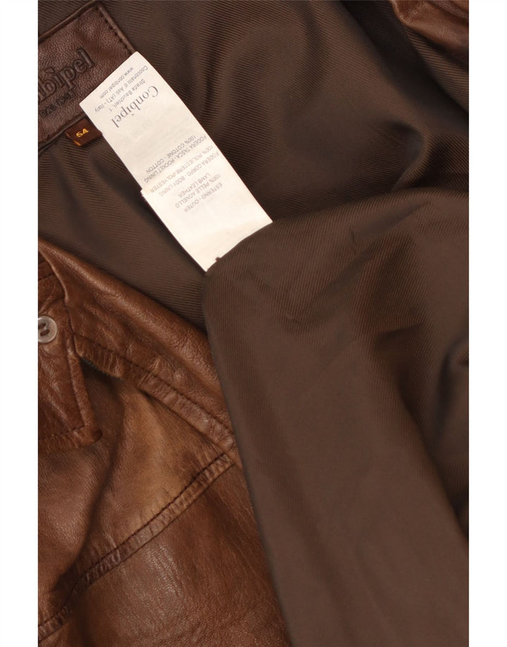 Giacca Pelle Uomo Conbipel IT 54 2XL Pelle Marrone