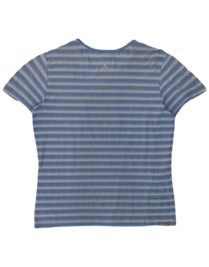 T-shirt da donna The North Face Top UK 16 poliestere a righe grandi blu