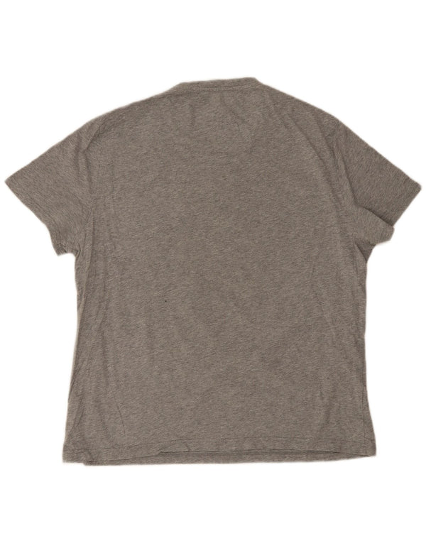 T-shirt da uomo Penguin Top 2XL in cotone floreale grigio