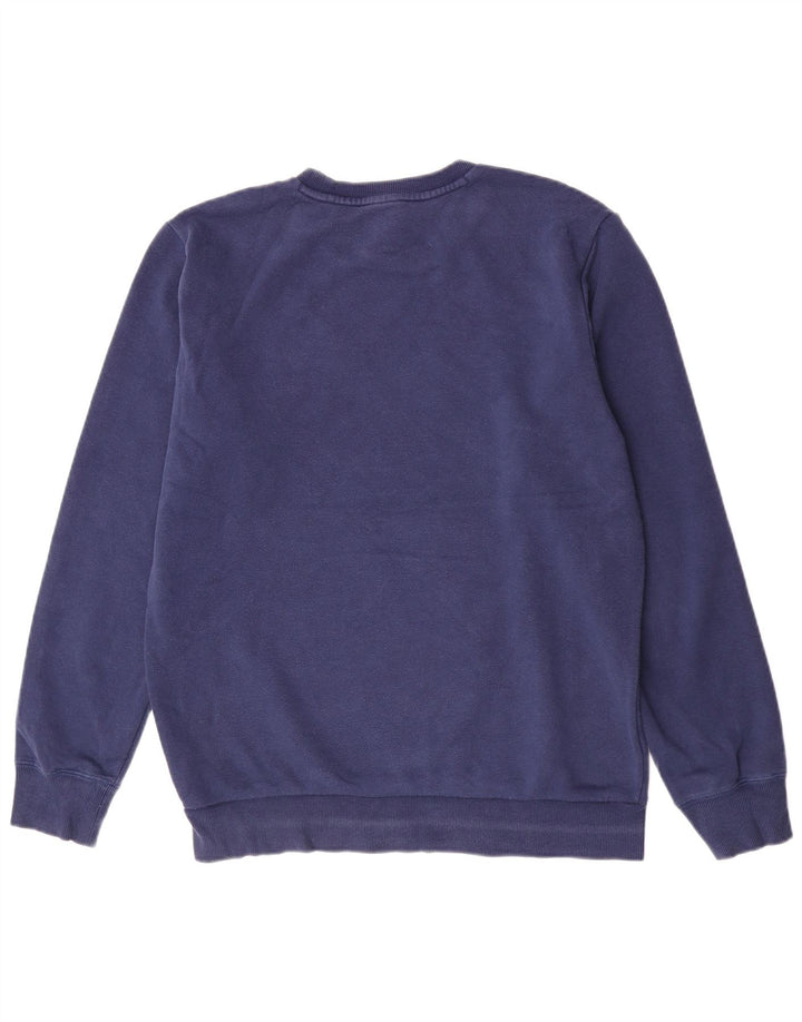 Felpa da uomo Adidas maglione medio blu navy in cotone