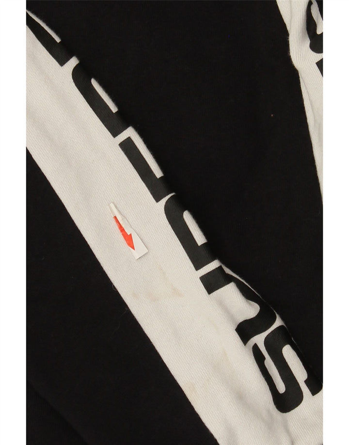 Felpa grafica da donna Superdry Jumper UK 10 Small Black Colourblock