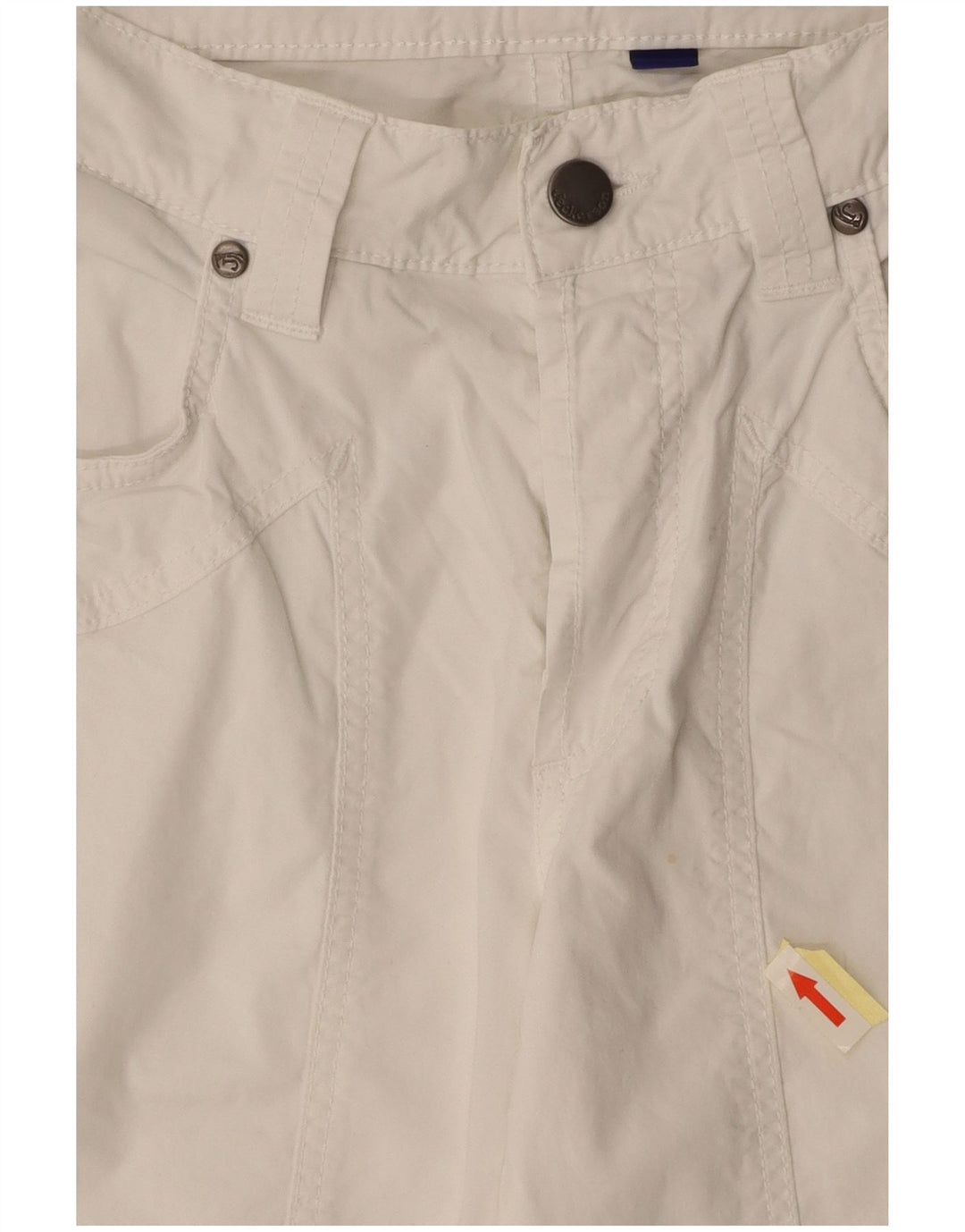 JECKERSON Bermuda da donna Pantaloncini casual W31 Cotone bianco medio
