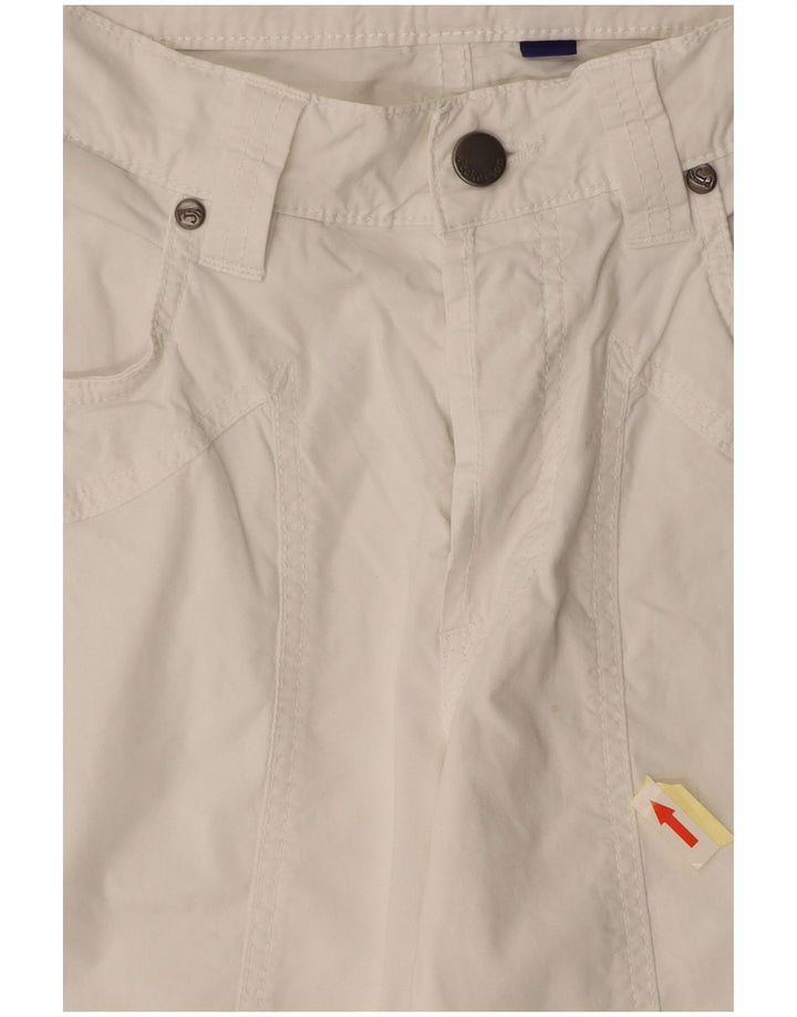 JECKERSON Bermuda da donna Pantaloncini casual W31 Cotone bianco medio