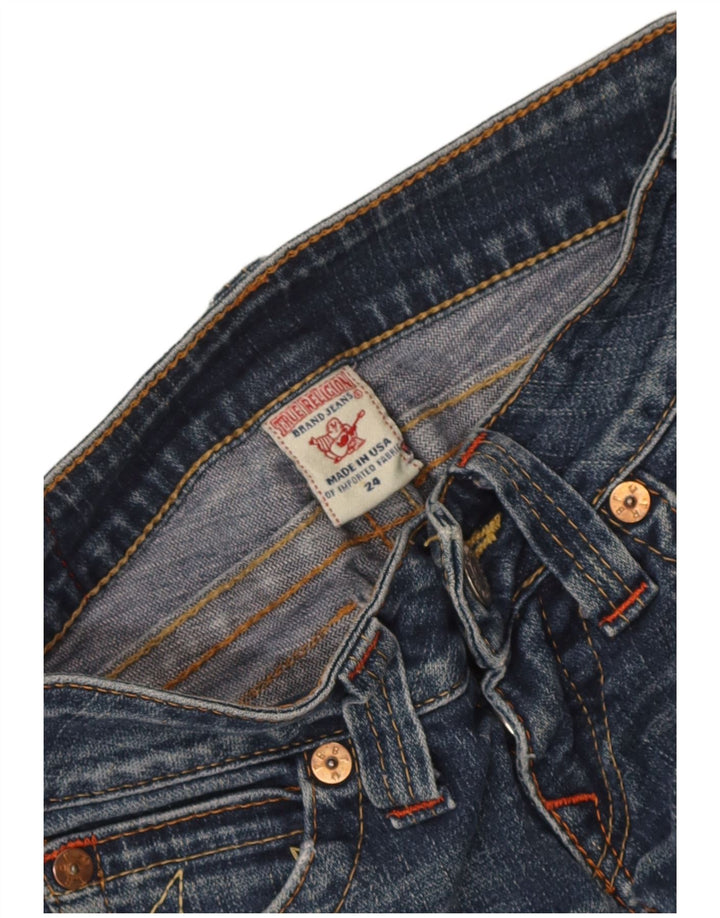 Jeans bootcut da donna True Religion W24 L27 cotone blu