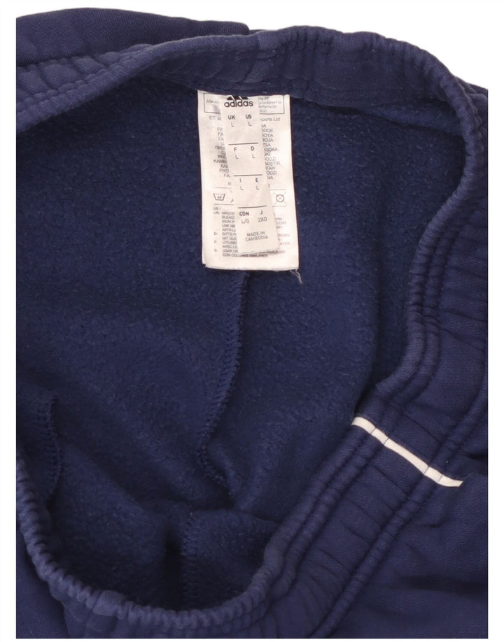 Pantaloni da tuta da uomo ADIDAS Joggers grandi in cotone blu navy