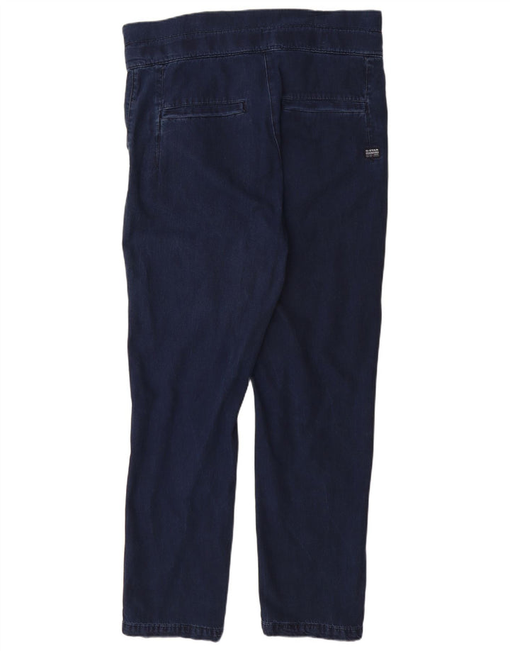 Pantaloni chino slim da donna G-STAR W30 L30 cotone blu navy