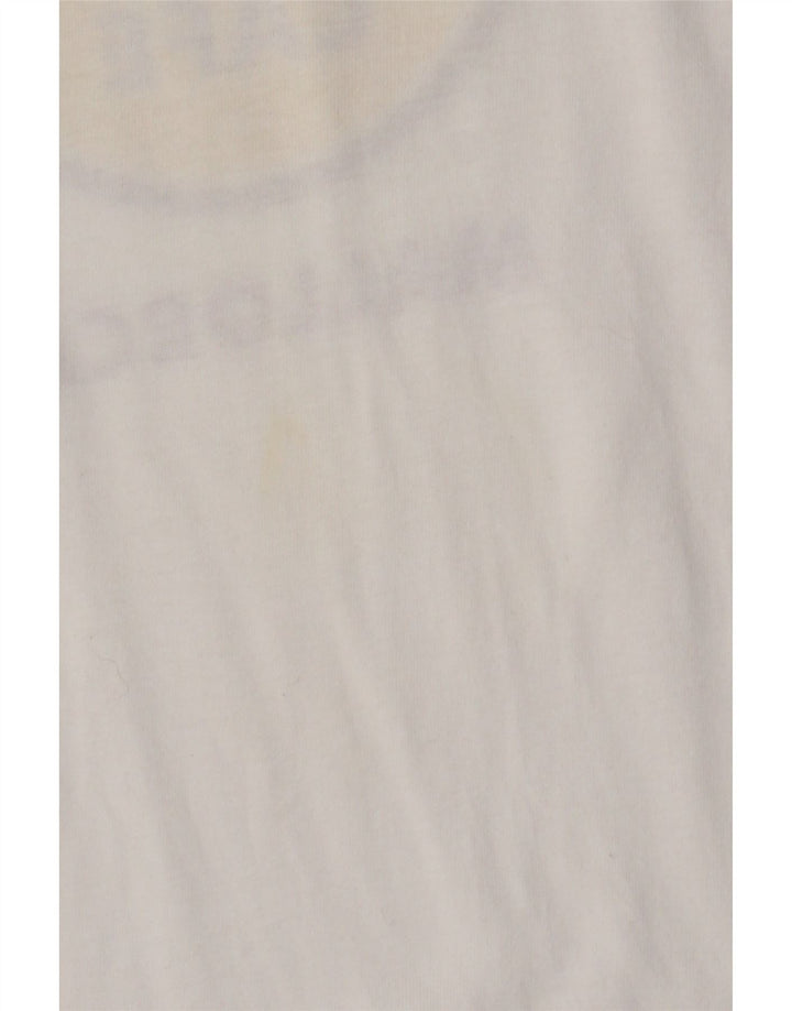 T-shirt grafica da uomo Maiorca Hard Rock Cafe UK 14 cotone bianco medio