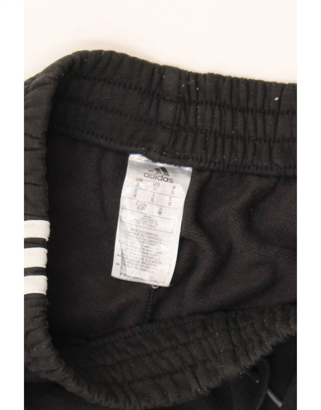 Pantaloncini sportivi da uomo Adidas piccoli in cotone nero