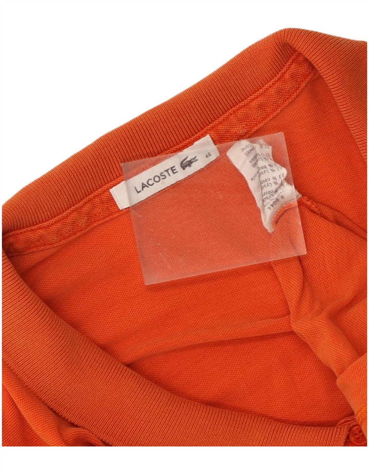Polo da donna Lacoste taglia 46 XL Lyocell arancione