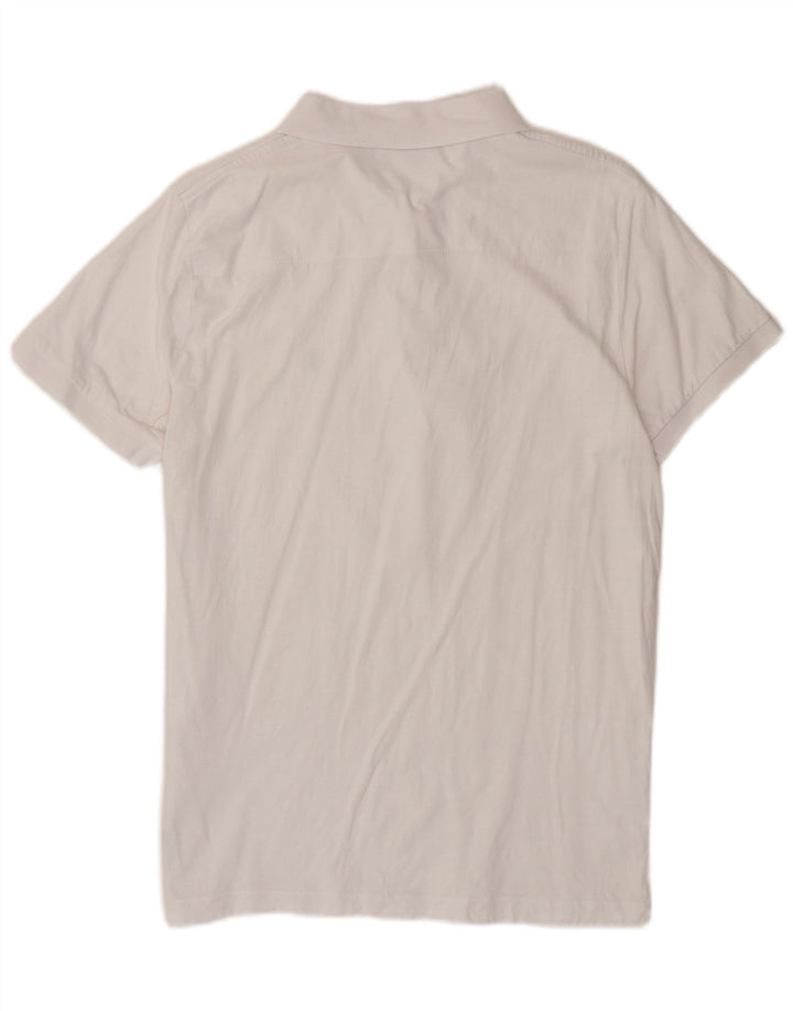 Polo da uomo French Connection XL in cotone bianco