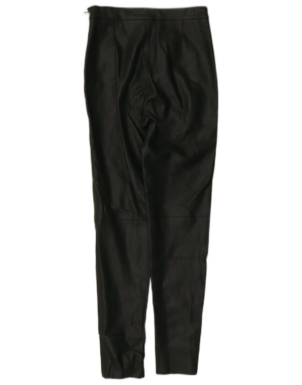 Pantaloni skinny in ecopelle da donna Zara XS W24 L27 Verdi