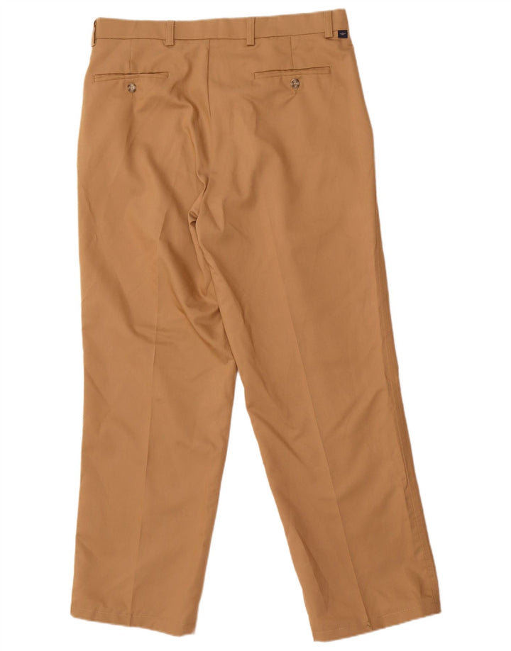 Pantaloni chino dritti da uomo Dockers W34 L32 poliestere beige