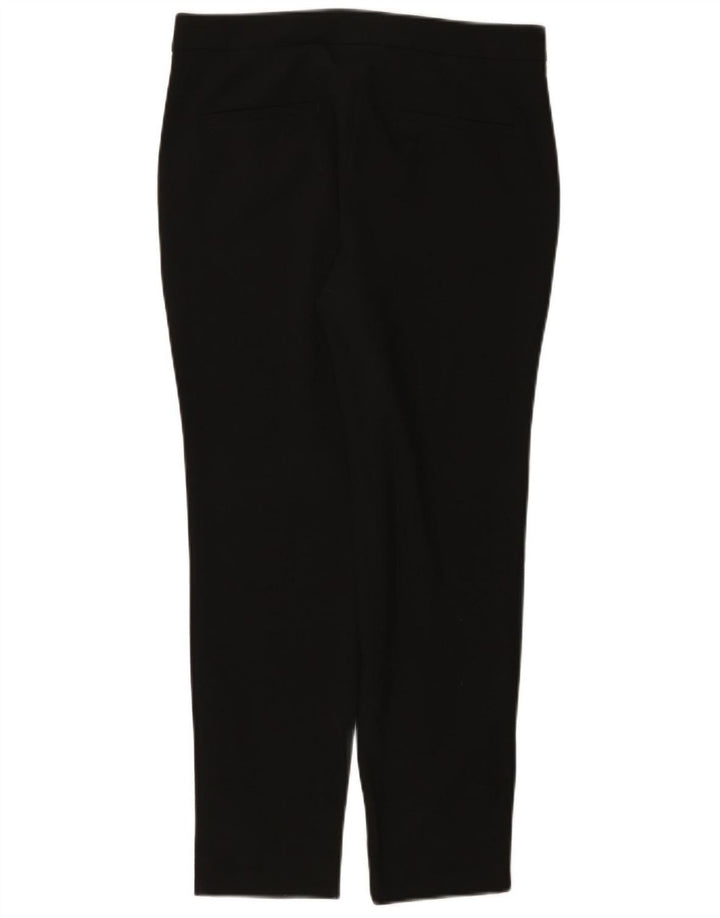 Pantaloni chino slim da donna Zara piccoli W26 L27 poliestere nero