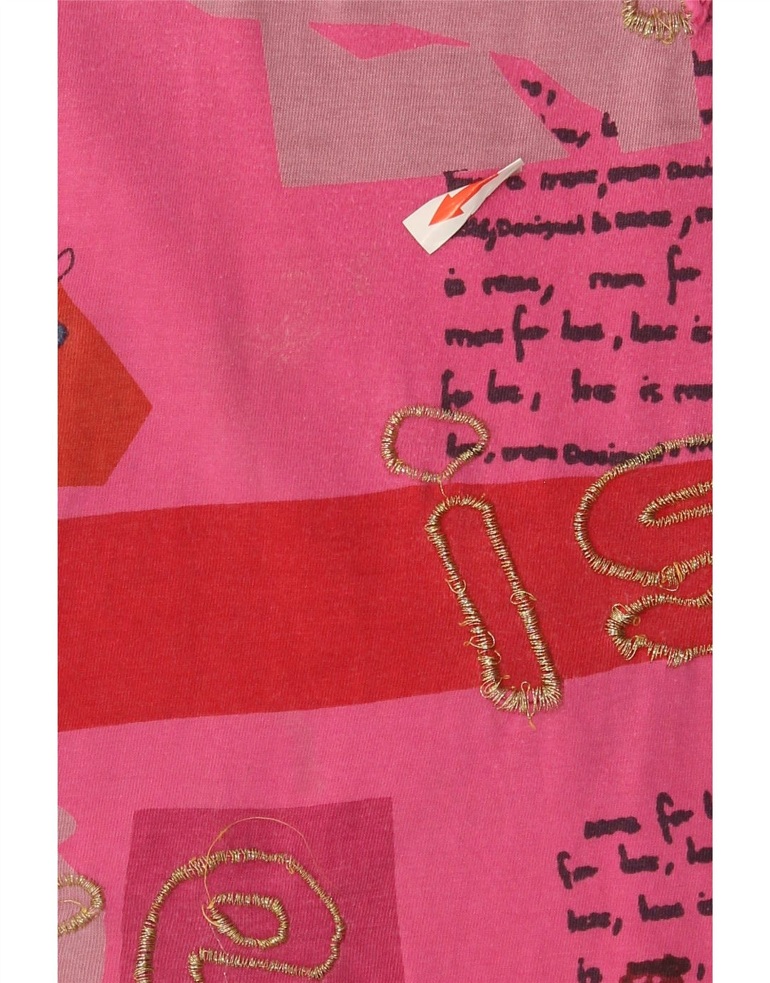 Desigual Minigonna grafica da donna media W34 rosa