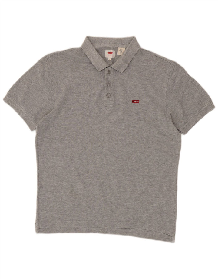 Polo uomo LEVI'S piccola in cotone grigio