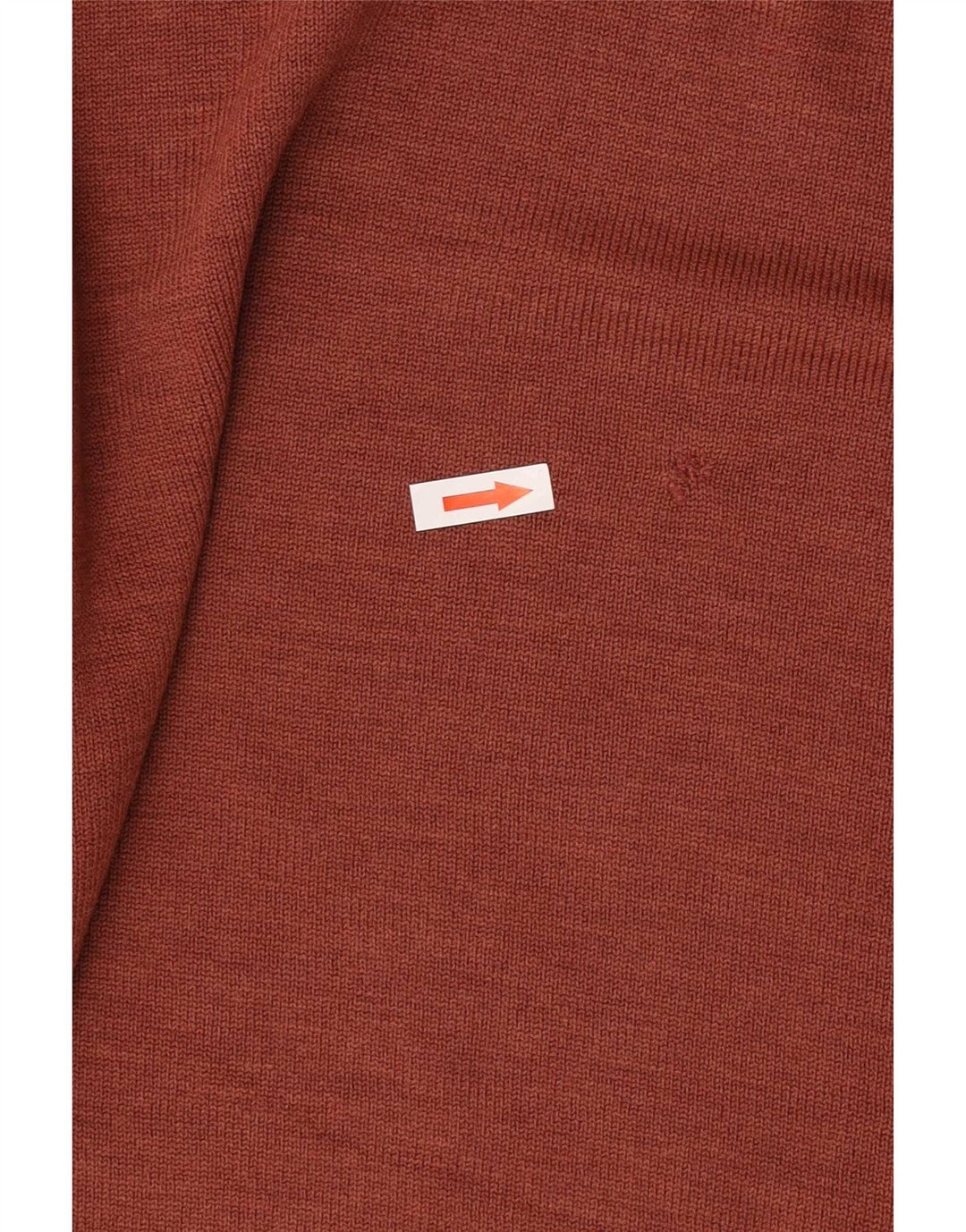 Maglione maglione girocollo da uomo Lacoste taglia 5 grande lana marrone