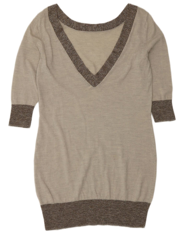 Abito aderente trasparente da donna di All Saints UK 14 Large Green Colourblock