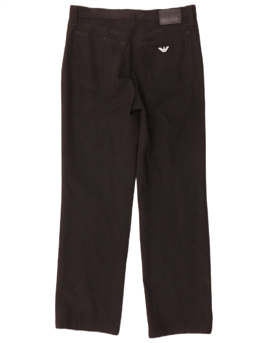 Pantaloni casual dritti da donna Armani W27 L27 neri